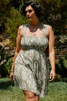 The Piper Bandeau Cutout Mini Dress