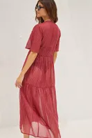 The Kallie Flowy Maxi Dress: Lurex Edition