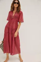 The Kallie Flowy Maxi Dress: Lurex Edition