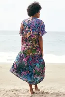 The Kallie Flowy Maxi Dress: Printed Edition