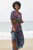 The Kallie Flowy Maxi Dress: Printed Edition