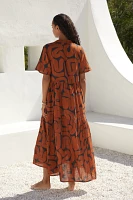 The Kallie Flowy Maxi Dress: Printed Edition