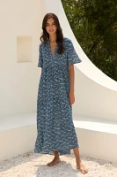 The Kallie Flowy Maxi Dress: Printed Edition