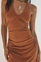 The Ariana Halter Mini Dress