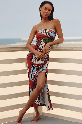 The Gabbie Strapless Ruched Tube Dress: Suzanne Lustig Edition
