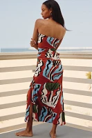 The Gabbie Strapless Ruched Tube Dress: Suzanne Lustig Edition