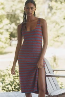 Celandine Striped Knit Midi Dress
