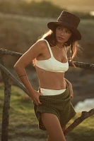 Celandine Crochet-Knit Pull-On Shorts