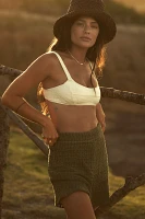 Celandine Crochet-Knit Pull-On Shorts