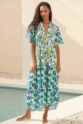 The Kallie Flowy Maxi Dress by Celandine: Harlinah Teoh Printed Edition