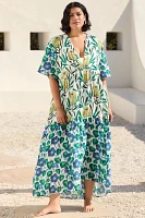 The Kallie Flowy Maxi Dress: Printed Edition