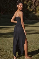 Celandine Strapless Gauze Jumpsuit