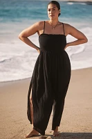 Celandine Strapless Gauze Jumpsuit