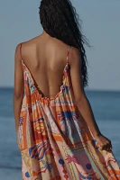 The Malika Gauze Maxi Dress by Celandine