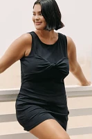 Celandine Sleeveless Twist T-Shirt Mini Dress