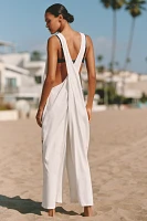 Celandine Drop-Waist Graphic Jumpsuit