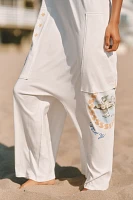 Celandine Drop-Waist Graphic Jumpsuit