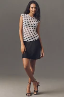 AFRM Nina Power Mesh Short-Sleeve Fitted Tee