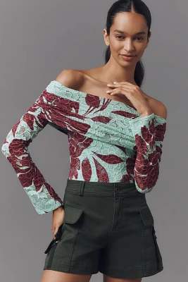 AFRM Maxine Crochet Lace Bodysuit