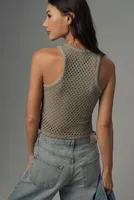 By Anthropologie Mesh Tank