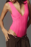 Pilcro Plunge Bodysuit