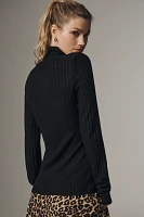 Pilcro Long-Sleeve Turtleneck Knit Layering Top