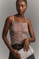 By Anthropologie Sheer Lace Cami