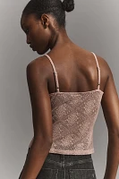 By Anthropologie Sheer Lace Cami