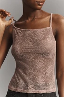 By Anthropologie Sheer Lace Cami