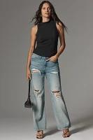 Pilcro Printed Turtleneck Tank Top