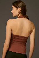 Pilcro Ribbed Halter Tank