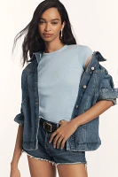 The Blair Stretch Cotton Short-Sleeve Baby Tee by Maeve