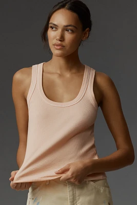 The Sunny Scoop-Neck Tank Top by Pilcro