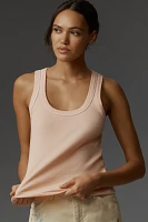The Sunny Scoop-Neck Tank Top by Pilcro