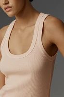The Sunny Scoop-Neck Tank Top by Pilcro