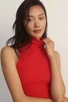 Maeve Halter Turtleneck Tank