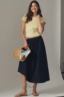Pilcro Ruffle-Trim Baby Tee