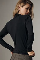 PAPER LABEL Anida Roll-Neck Long-Sleeve Top