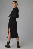 LSPACE Eloise Scoop-Neck Side-Slit Dress