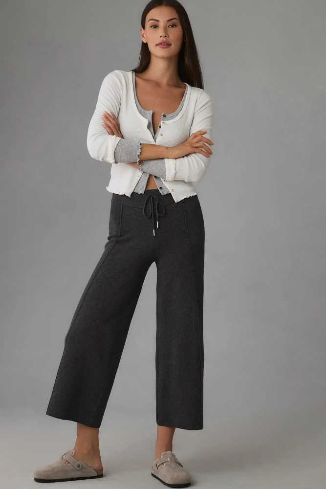 Daily Practice by Anthropologie Wide-Leg Sweater Pants