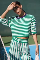 Daily Practice by Anthropologie Long-Sleeve Striped Sweater