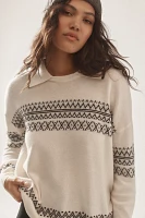 Stateside Fairisle Crewneck Sweater