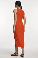 Stateside Sleeveless Rib Midi Dress