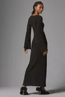 Faithfull Serafia Long-Sleeve Maxi Dress