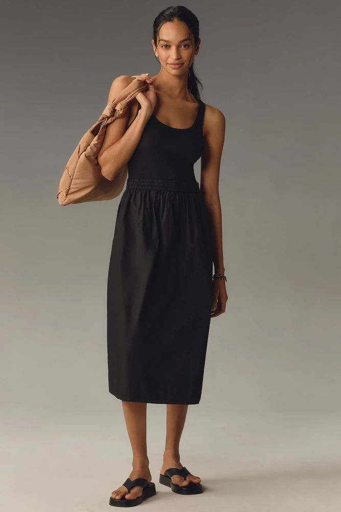 Nation LTD Sadelle Clean Combo Midi Dress