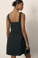 Nation Los Angeles Claribel Poplin Babydoll Mini Dress