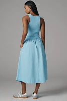 Nation Los Angeles Sadelle Twofer Midi Dress