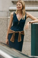 Nation Los Angeles Gracie Sleeveless V-Neck Midi Dress