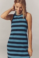 Nation Los Angeles Dani Patterned Sleeveless Crew-Neck Midi Dress