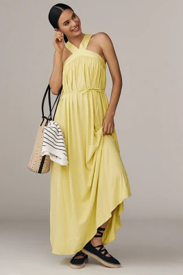 Nation Los Angeles Brielle Halter Maxi Dress